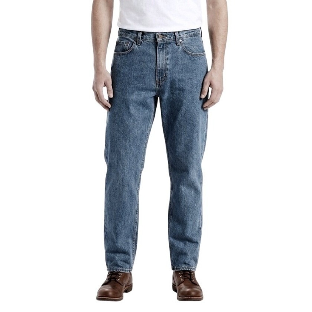 Levi's 550 Relaxed Fit Jeans Men's 40x34 Blue Made in USA Vintage Tapered Leg